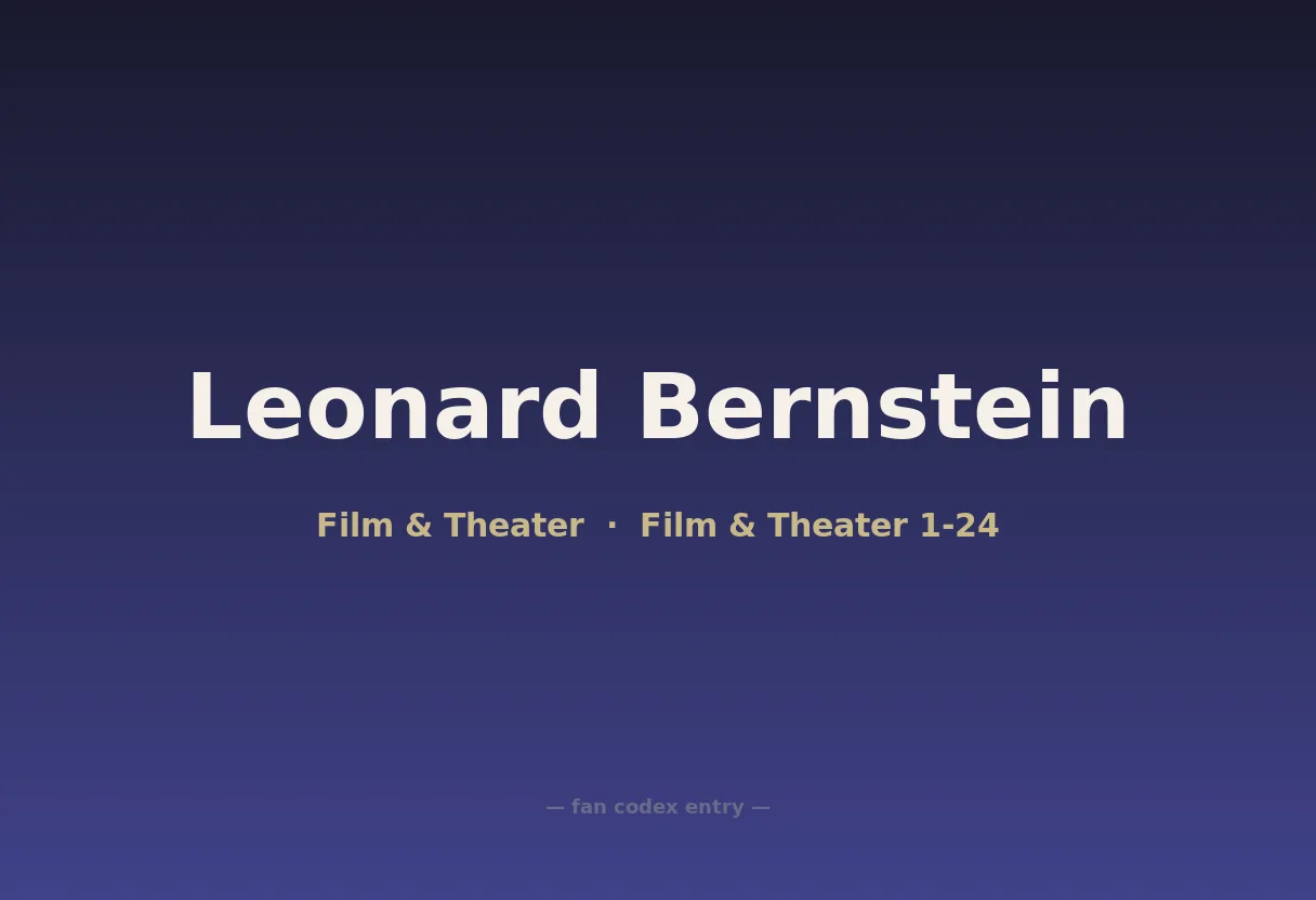 Leonard Bernstein