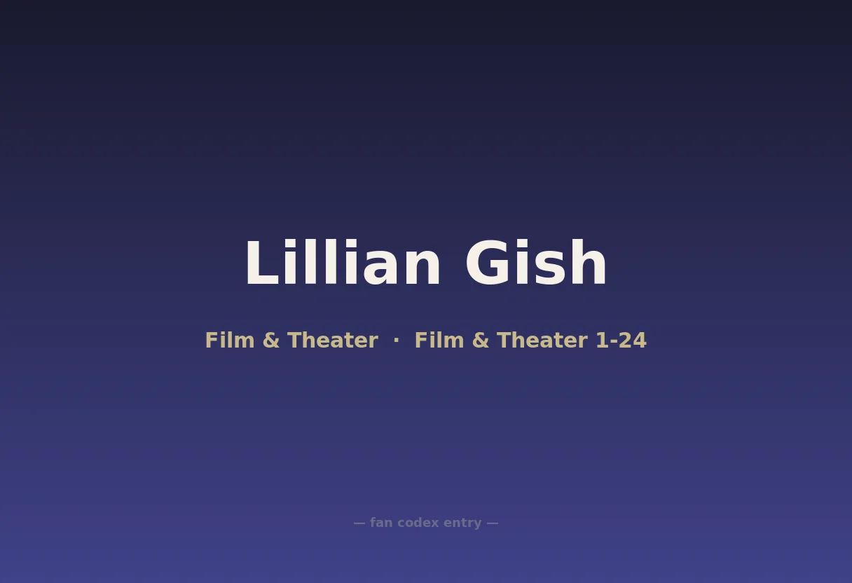 Lillian Gish