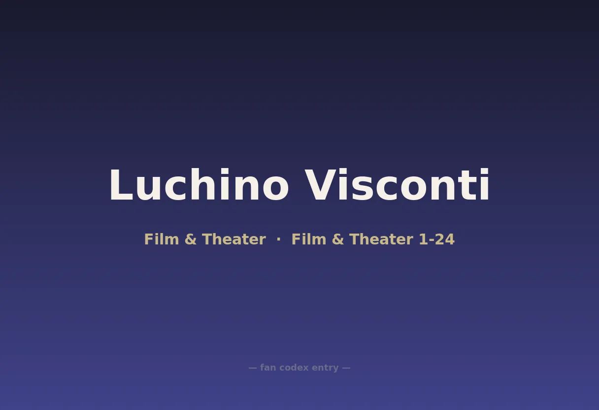 Luchino Visconti
