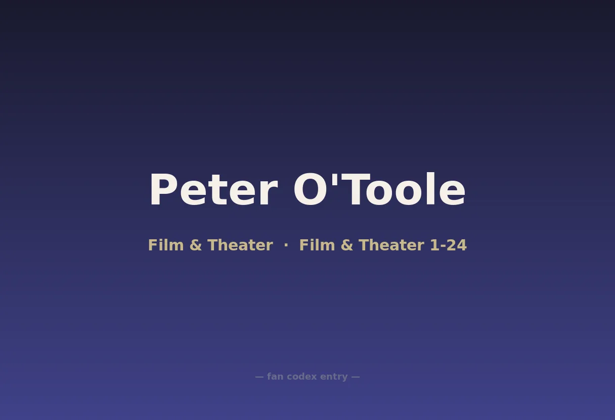 Peter O'Toole