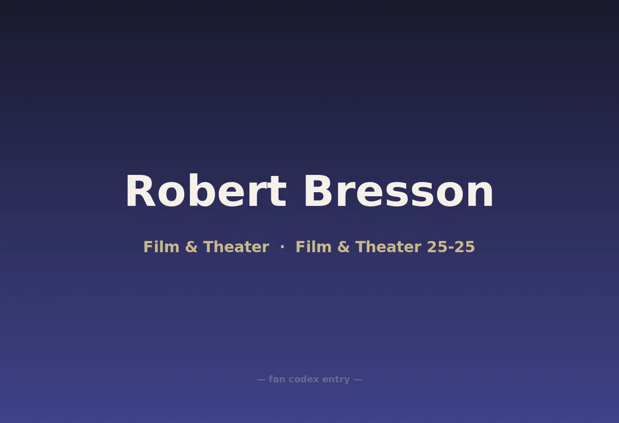 Robert Bresson